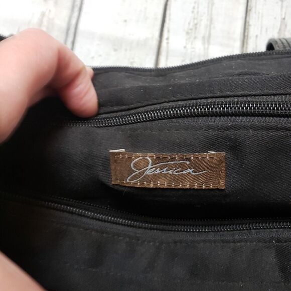 Black Jessica Shoulder Bag purse - Picture 10 of 11